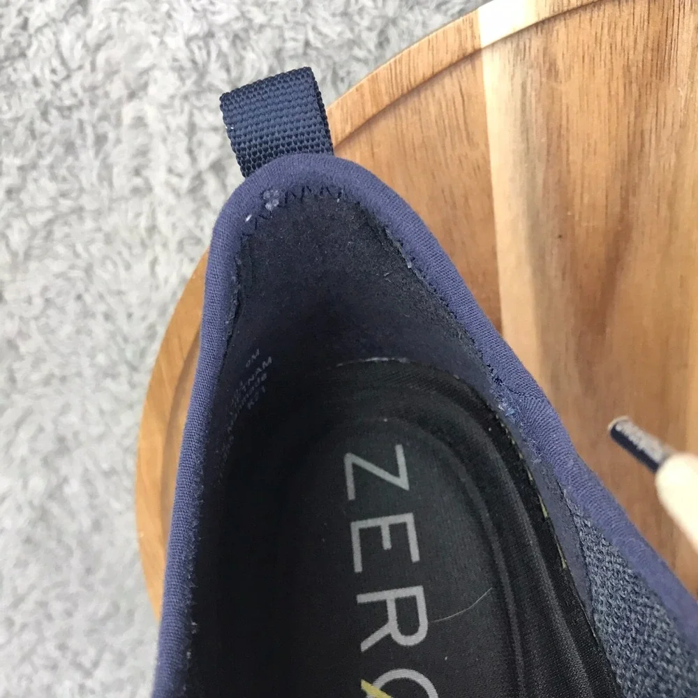 Cole Haan Generation ZeroGrand Stitchlite Sneakers Mens 9 M Navy/Brown Leather‎